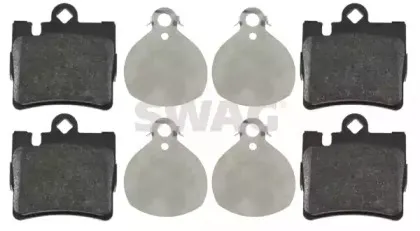 10 91 6438 SWAG Комплект тормозных колодок, дисковый тормоз